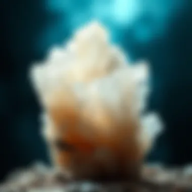 Illustration of aragonite's role in marine ecosystems, highlighting its significance to ocean life.