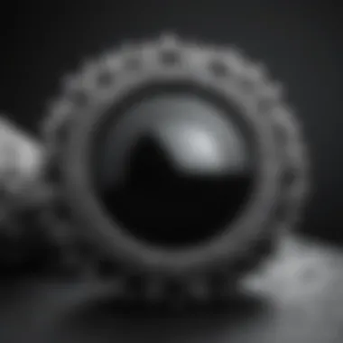 Jewelry Fusion of Black and White Gemstones A beautifully crafted jewelry piece that incorporates both black and white gemstones.
