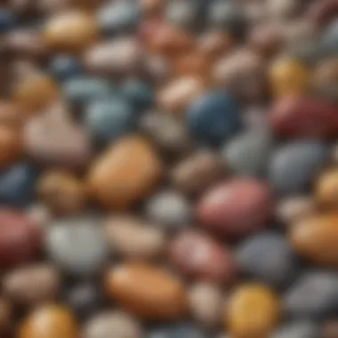 Diversity in Brite Stones An array of vibrant brite stones, illustrating their unique textures and colors.