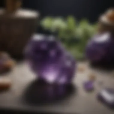 Historical artifacts featuring amethyst usage in various cultures