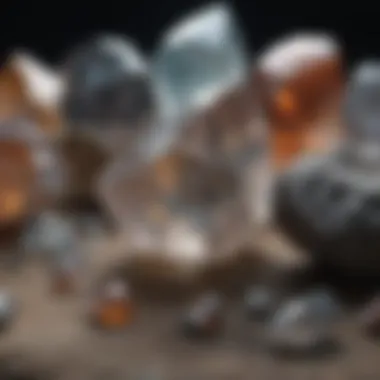 Crystal Classification and Properties An educational chart illustrating the classification of different crystals and their properties
