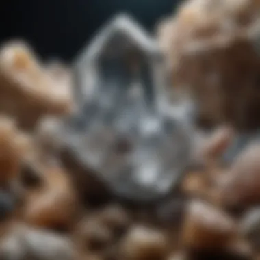 Cultural Significance of Crystals An artistic representation of crystals integrated into cultural artifacts, highlighting their significance in society