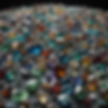 Diversity of Beryl: A Collector's Delight A collection of various beryl gemstones arranged artistically