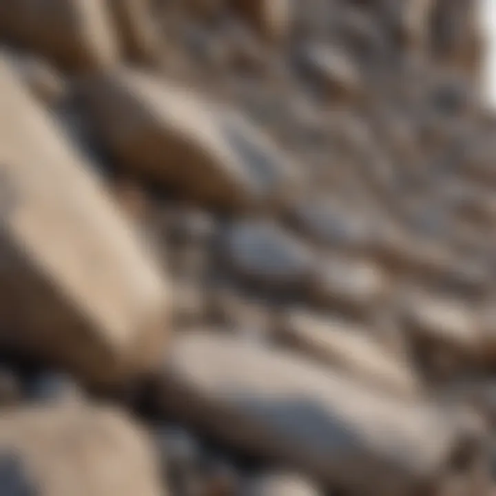 Stones used in modern architecture and construction
