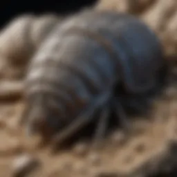 A close-up view of a well-preserved trilobite fossil showcasing intricate details.