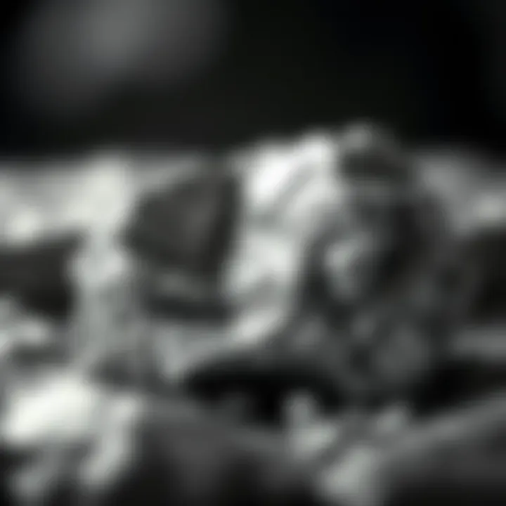 Chemical Properties of Native Silver Scientific illustration displaying the chemical composition and properties of native silver