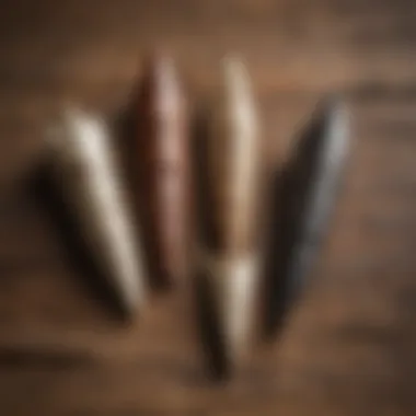 Authentic Indian Arrowheads Authentic Indian arrowheads displayed on a rustic wooden surface