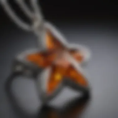 Artisan crafting intricate Texas star topaz jewelry with precision