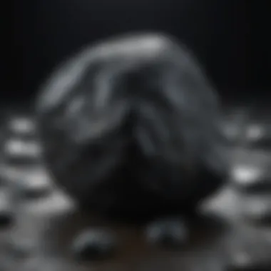 Cultural Significance of Light Shiny Black Rock Cultural artifacts made from light shiny black rock highlighting its significance