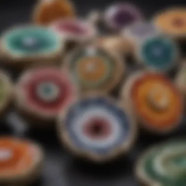 Decorative Appeal of Amazon Geodes A collection of Amazon geodes highlighting their decorative appeal