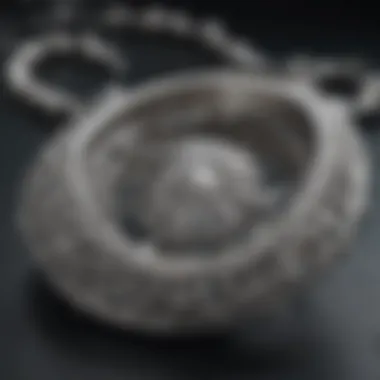 Intricate Silver Jewellery Design Intricate silver jewellery design showcasing craftsmanship