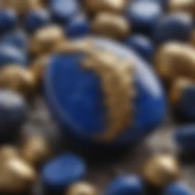 The Allure of Lapis Lazuli Vibrant blue lapis lazuli showcasing its unique flecks of gold