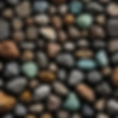 Phosphorescent Rock Collection Display Collector showcasing a collection of phosphorescent rock specimens