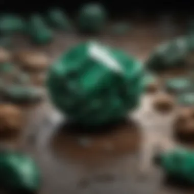 Historical artifacts made from malachite, highlighting its significance across cultures