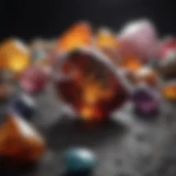 A stunning display of the rarest gemstones