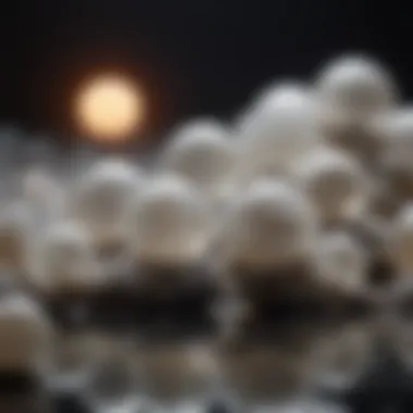 Aesthetic Arrangement of Selenite Moons Selenite moons arranged aesthetically in a serene wellness setting.