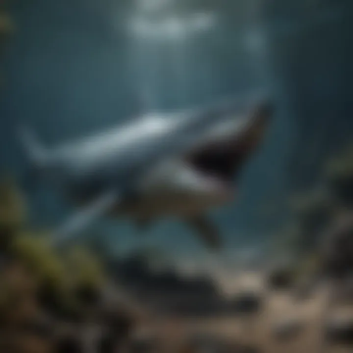 Ecosystem impact of the megalodon illustrated