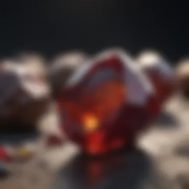 Geological Origins of Garnet Stones Natural geological formations where garnets are typically found