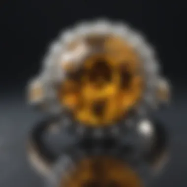 Yellow Topaz Jewelry Piece An elegant piece of jewelry featuring a stunning yellow topaz.