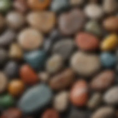Diverse Rock Collection A stunning collection of diverse rocks showcasing unique colors and textures