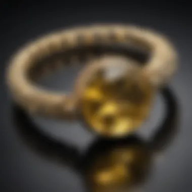 Elegant Yellow Quartz Jewelry Jewelry piece featuring yellow quartz set in an elegant design