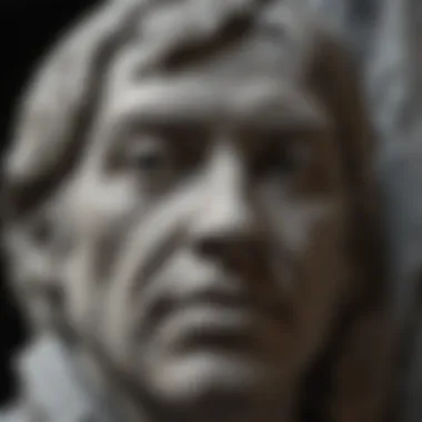 Granite Sculpture as Art An artistic sculpture made of granite, emphasizing its use in fine art and craftsmanship.