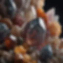 An array of authentic crystals showcasing their unique colors and textures