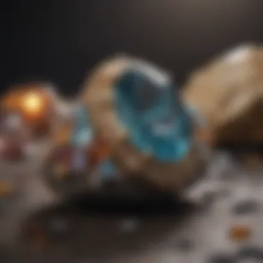 Cultural Significance of Gems in Jewelry An artistic representation of gems in cultural jewelry settings.