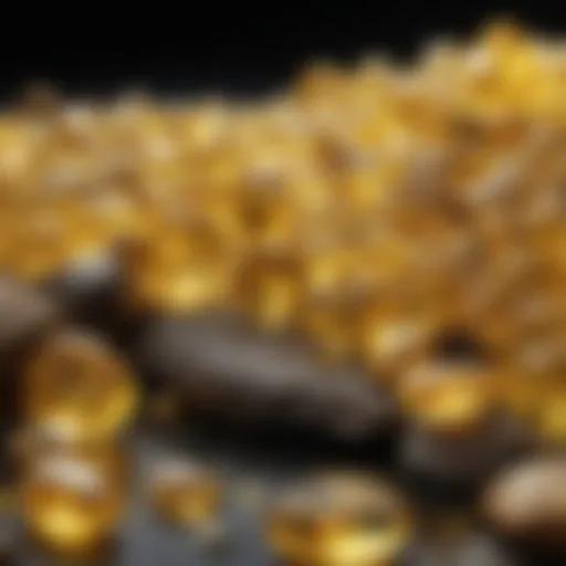 An exquisite display of various yellow gemstones