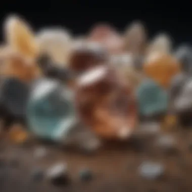 Impurities and Quartz Color Variations Diagram illustrating the mineral impurities influencing quartz colors