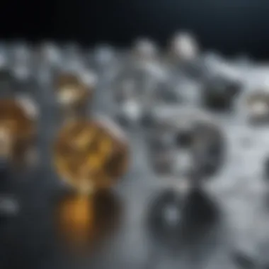 Comparison of natural and synthetic diamonds