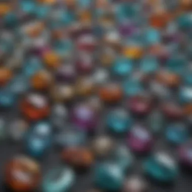 Refractive Indices of Gemstones Comparison chart of refractive indices for various gemstones