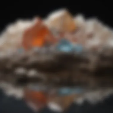 The Mohs Scale of Mineral Hardness Illustration of the Mohs Scale with minerals