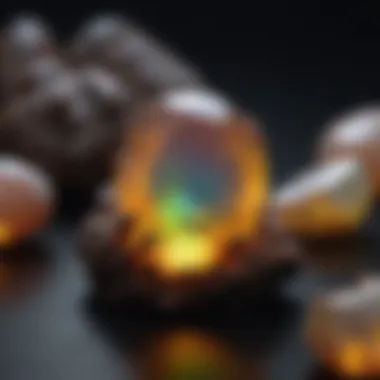 Ethiopian Opal vs Other Varieties Comparison of Ethiopian opal with other opal varieties