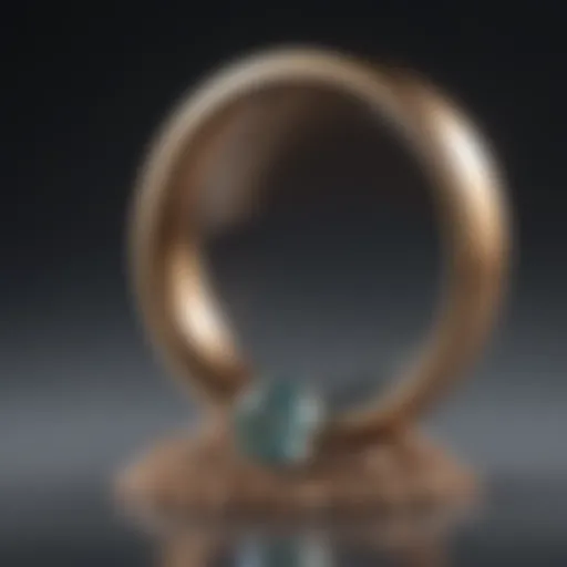 Close-up view of a jewelry loupe magnifying a gemstone