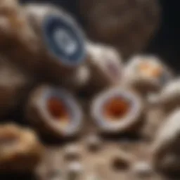 Stunning geode formations in their natural habitat
